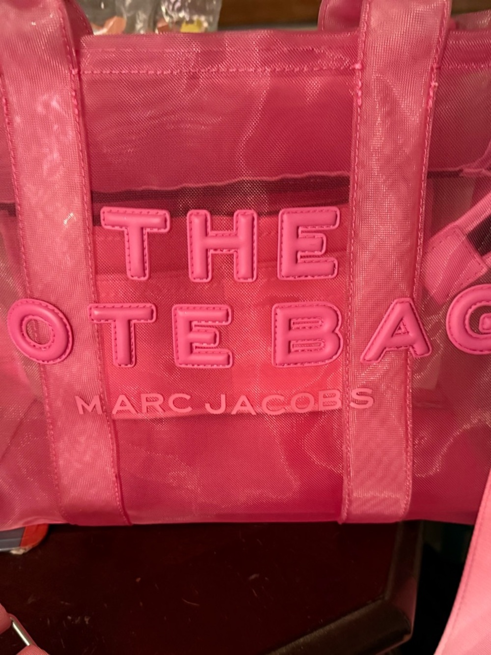 Marc Jacobs Hot Pink The Tote Bag